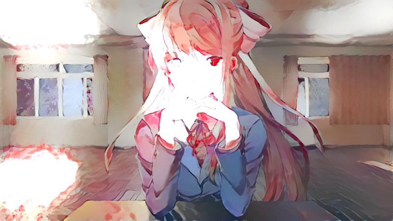 Just Monika.