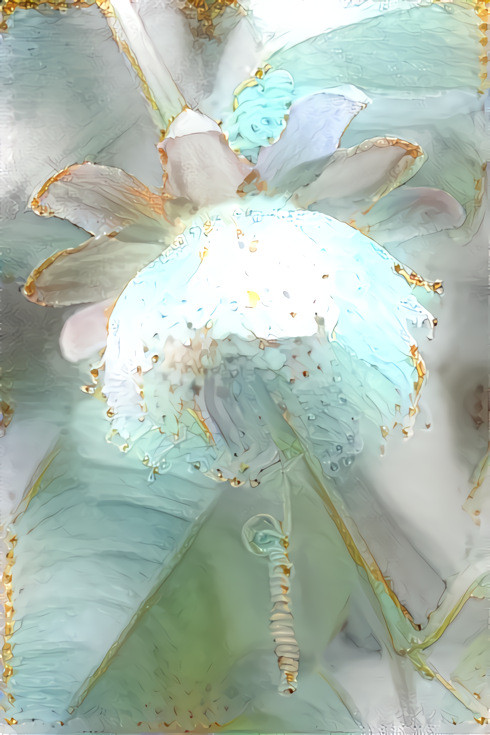 flower, retexture, light aqua, gold, white