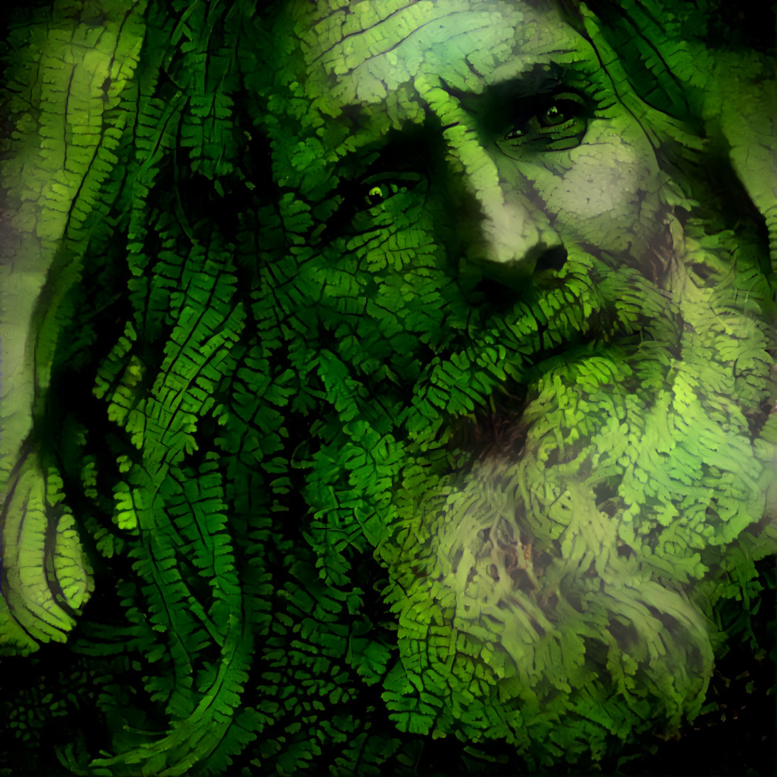 Green old man