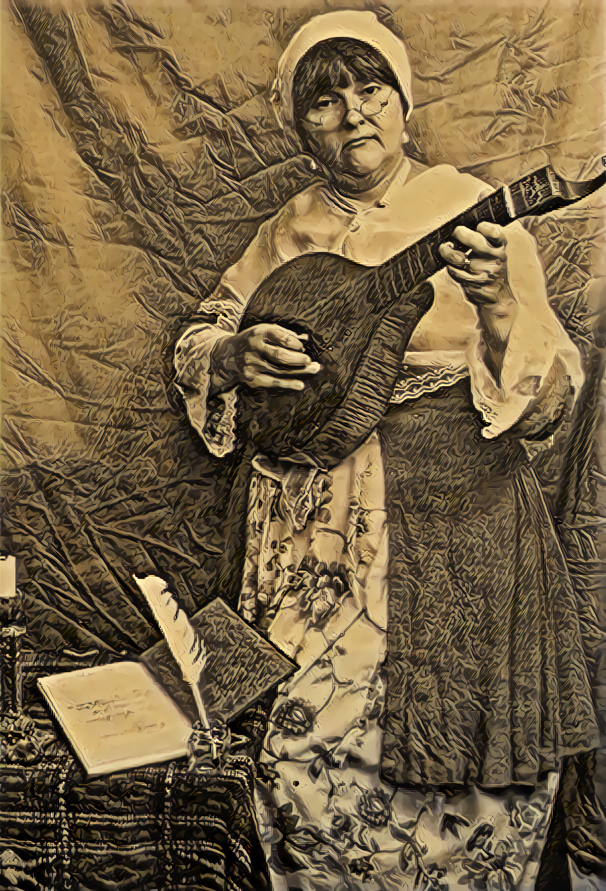 The English Guittar Player