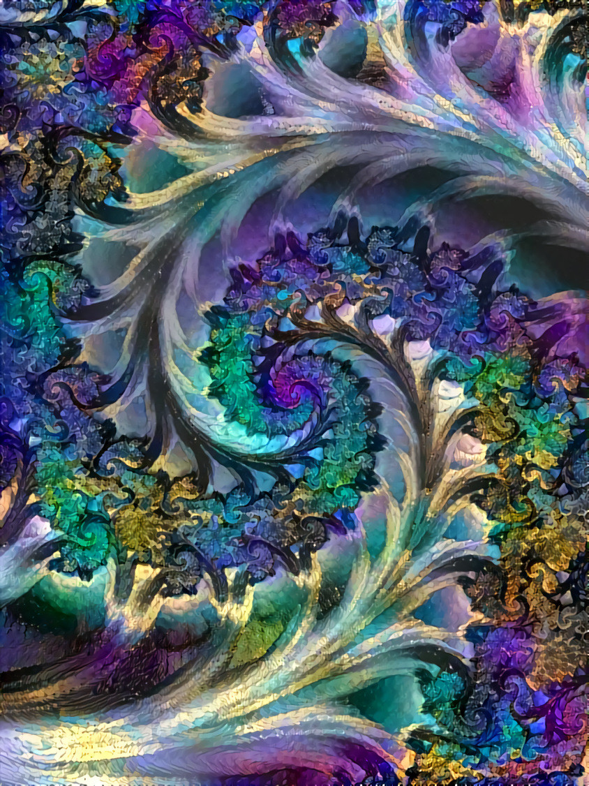 Orig. fractal image by Marc Librescu October 9, 2018