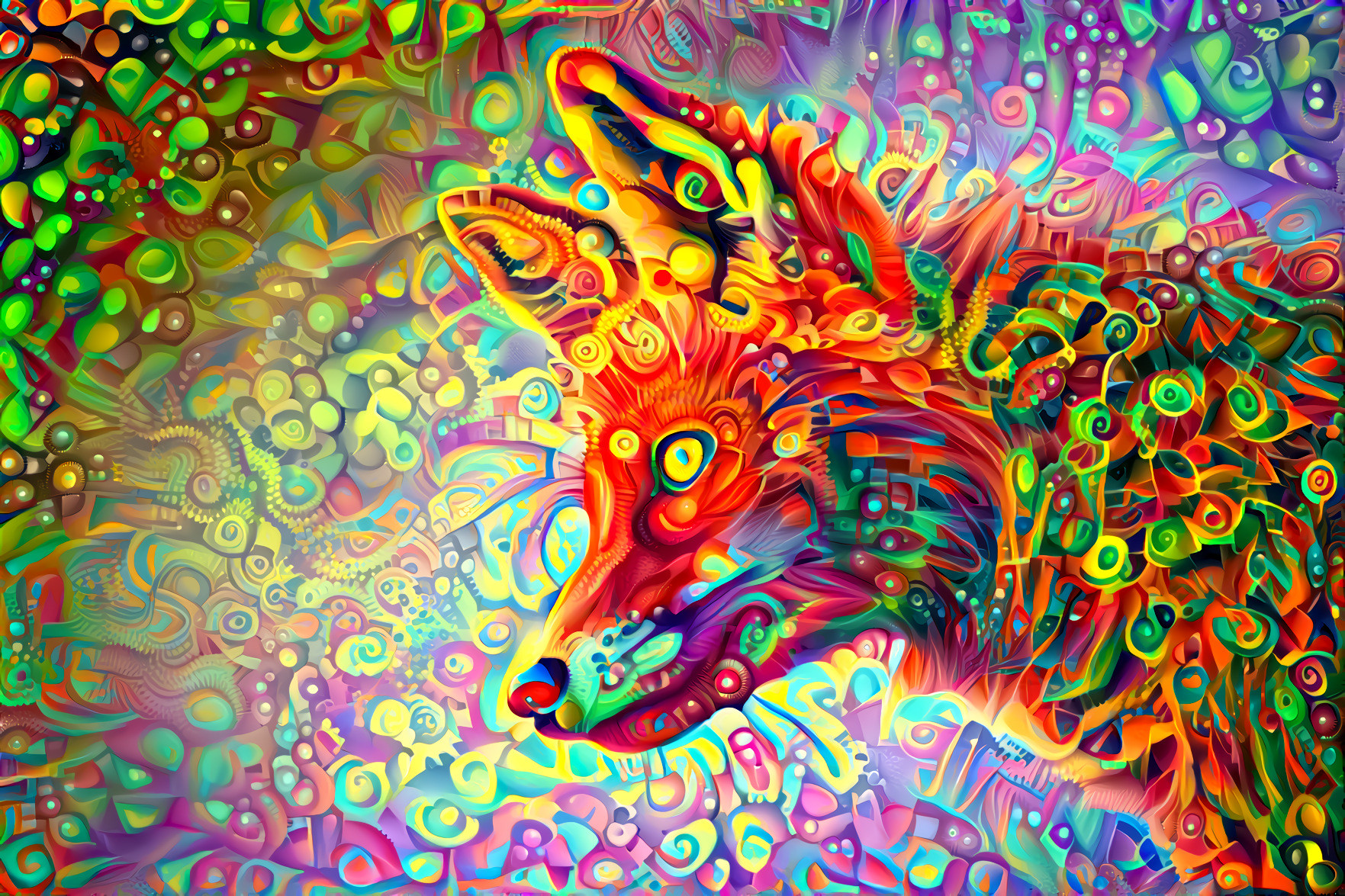 Florescent Fox