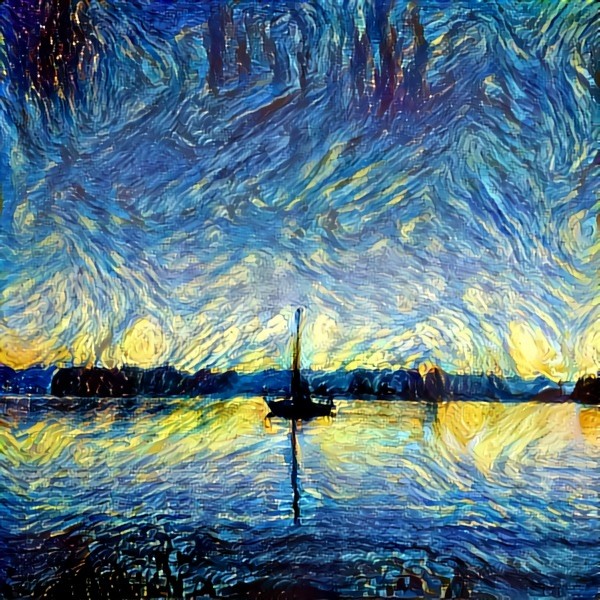 Starry Sunset Bay