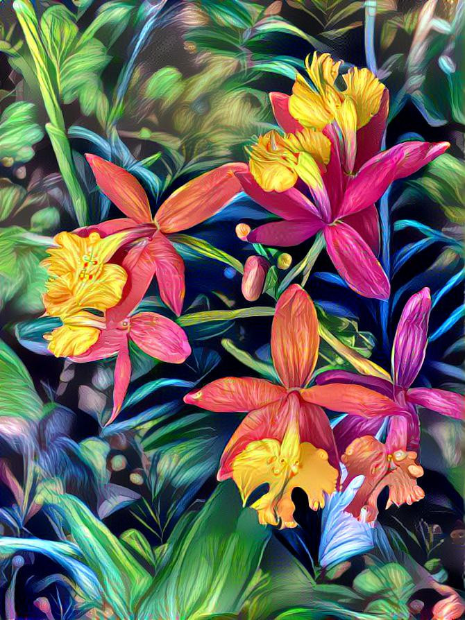  Colorful Orchids 