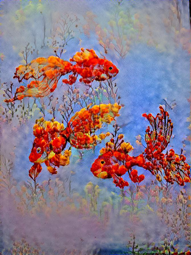 Flowery goldfish