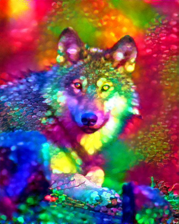 Rainbow Wolf