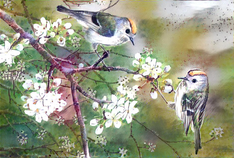 birds and blossoms 