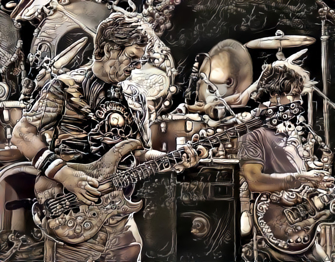 Phil Lesh and Bob Weir 8/21/1983 Frost Amphitheater