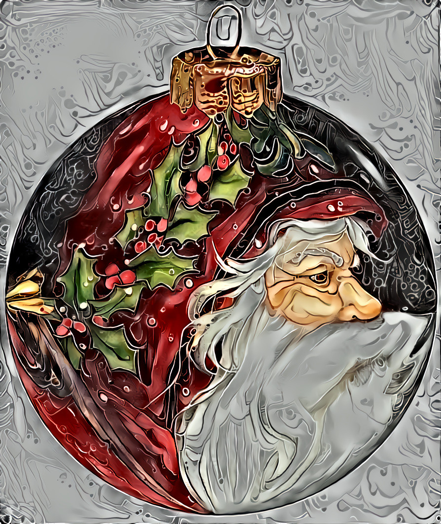 Santa Ornament