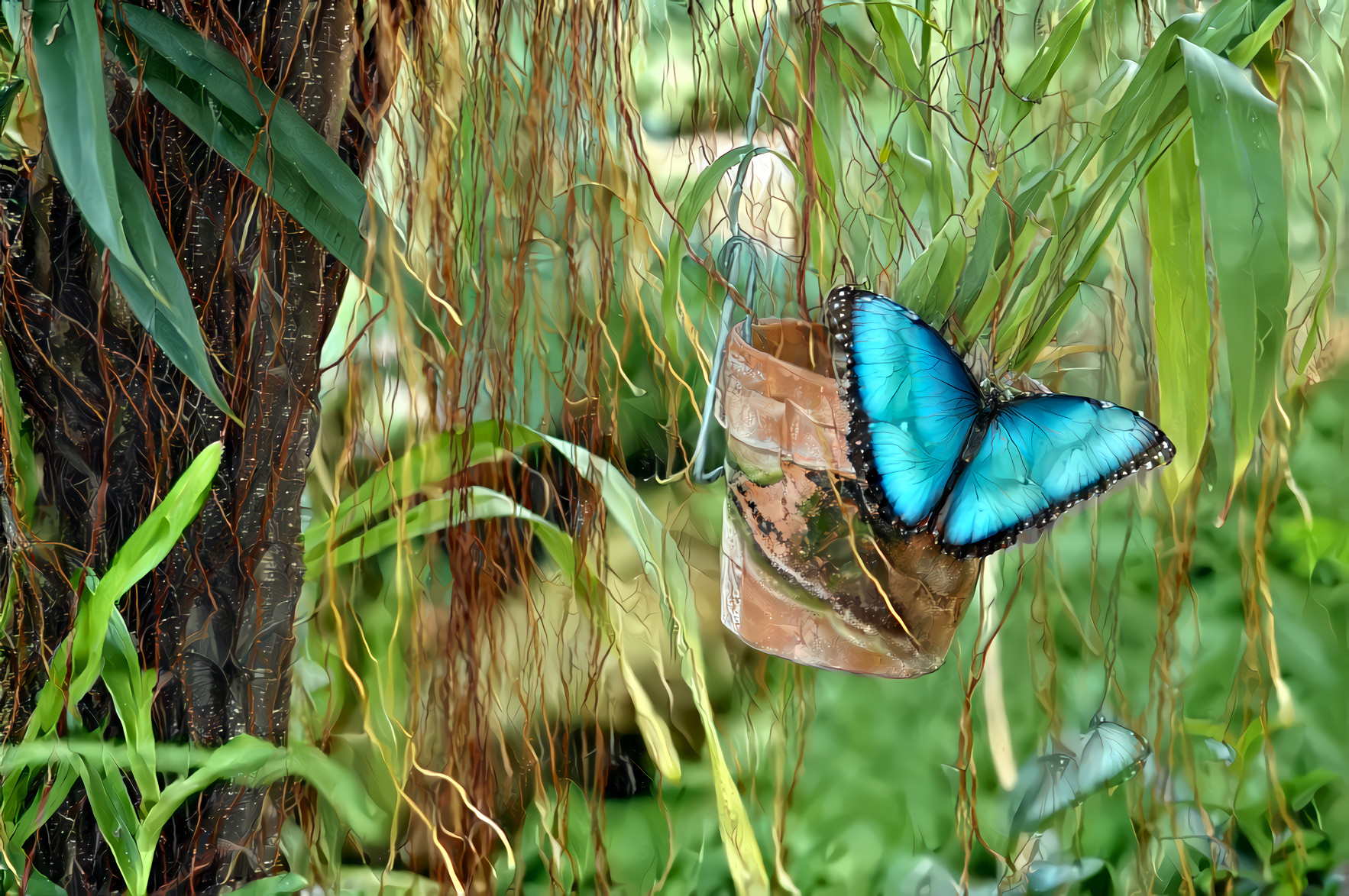 Blue Morpho Butterfly