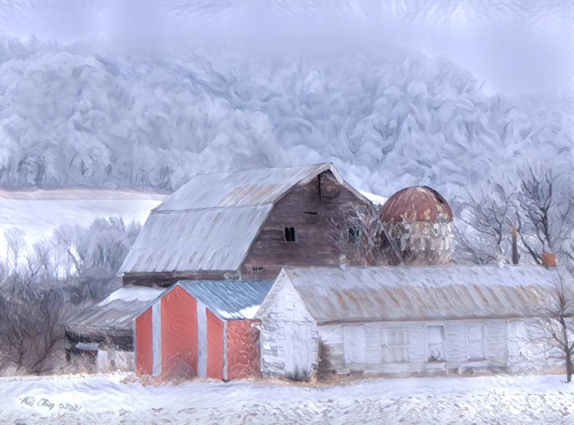 Frosty Farm Morning