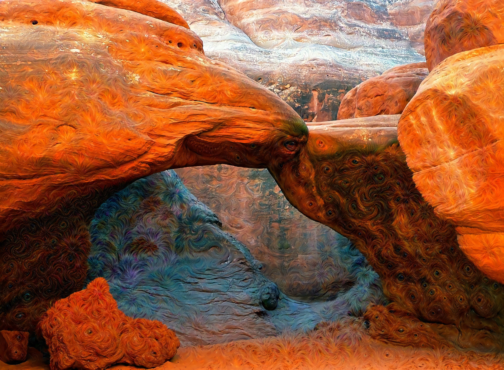 Cliffs in Arches National Park, Utah