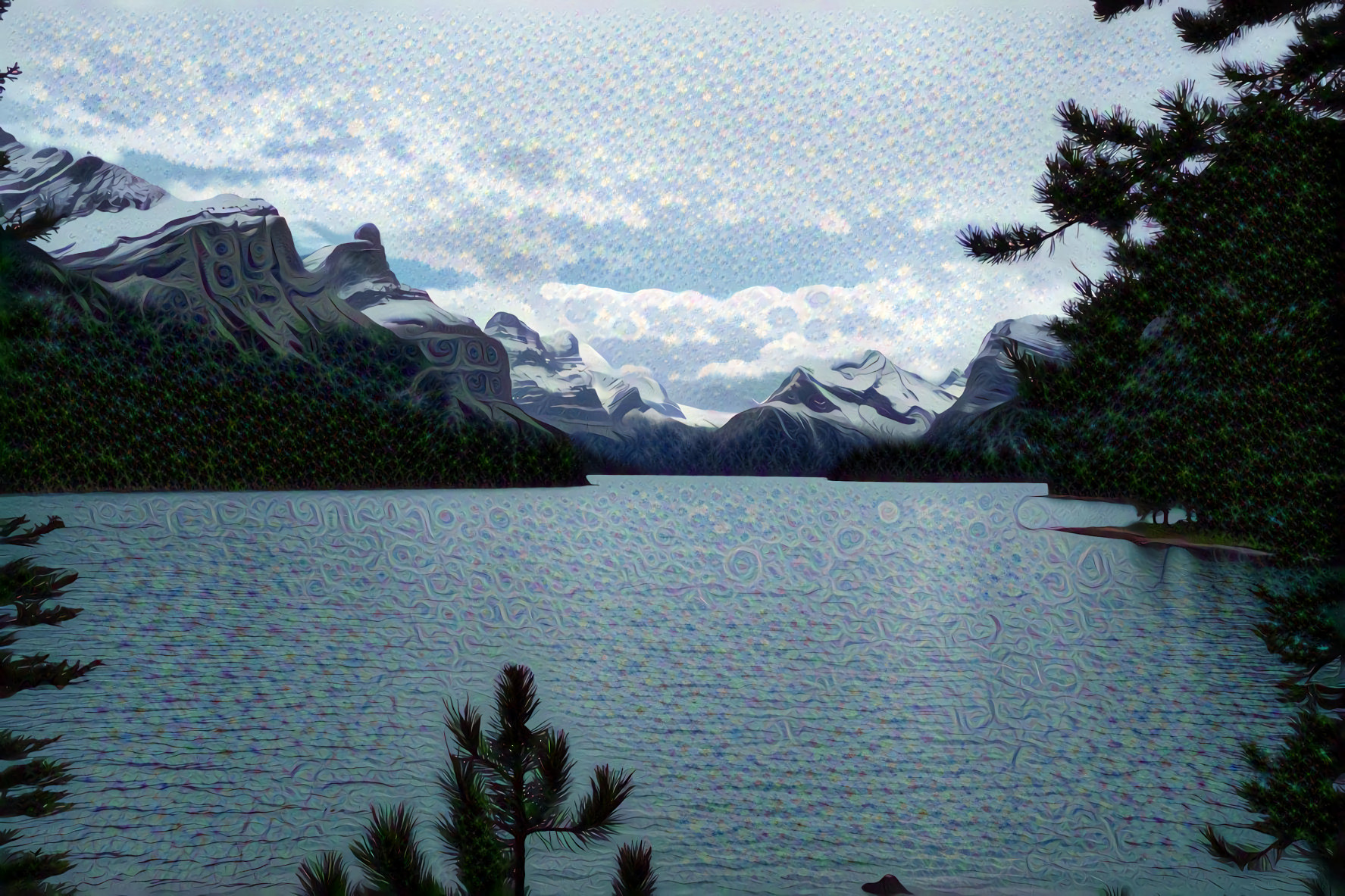 Maligne Lake, Canada Rocky Mountains