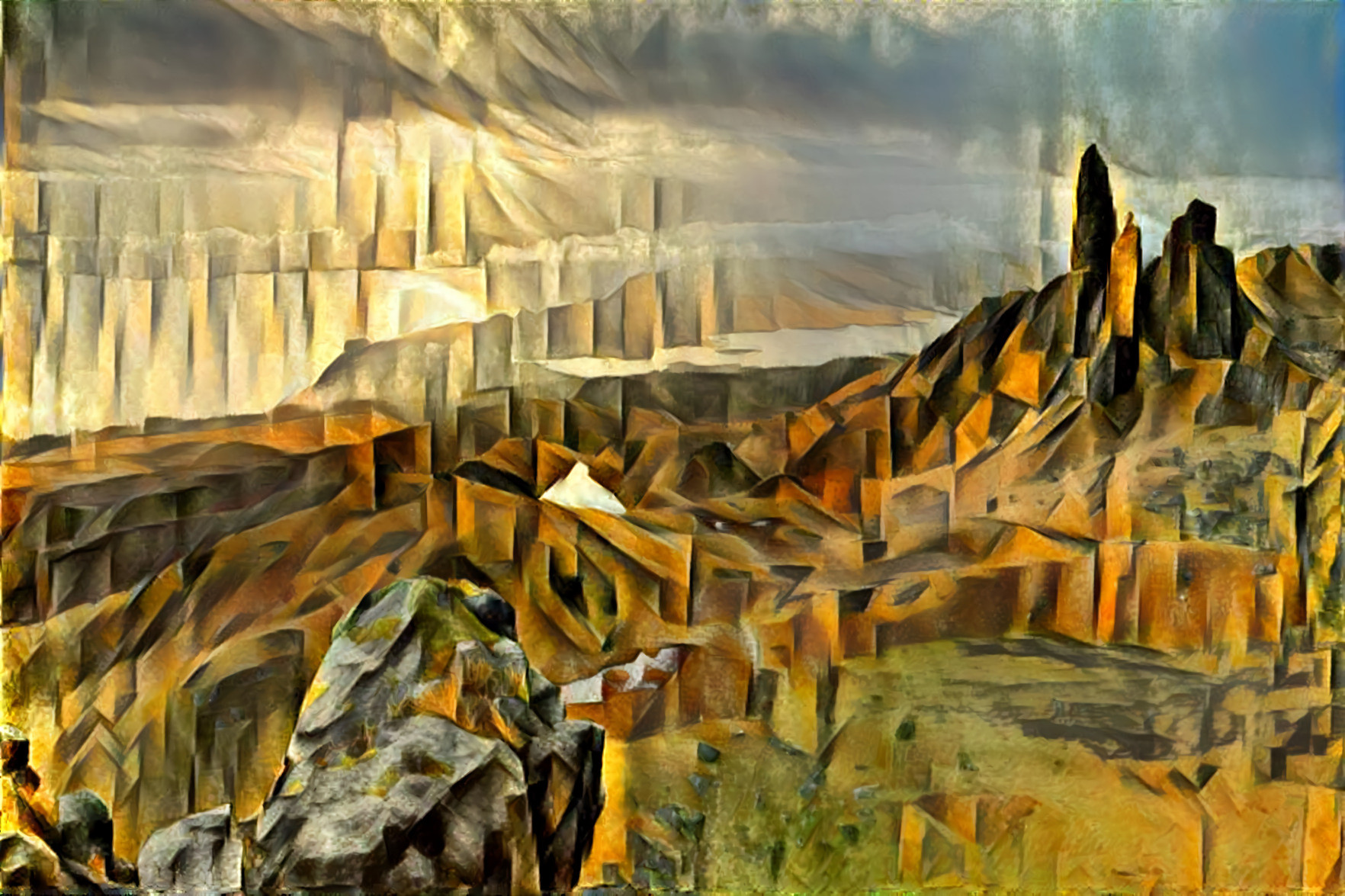 Cubist Hills