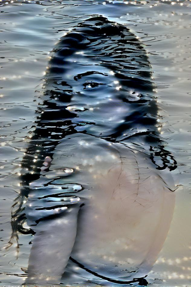 girl in the water