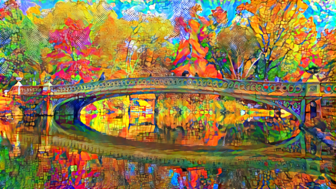 Bridge Over Colored Water