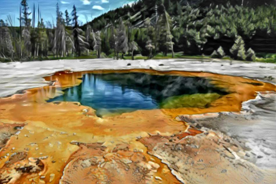 Yellowstone thermal pool