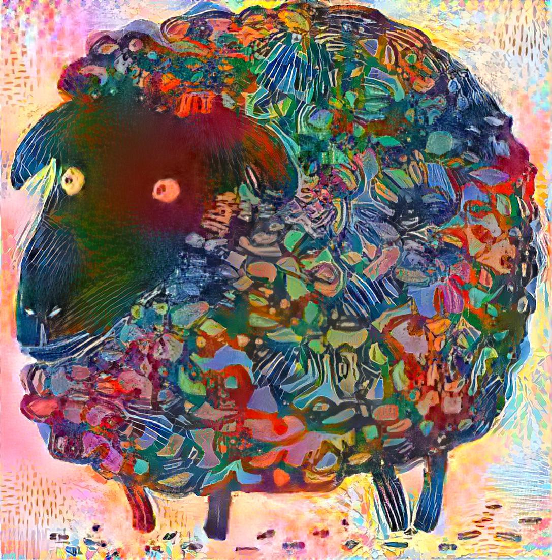 Sheep 3 (Patchwork Sheep)