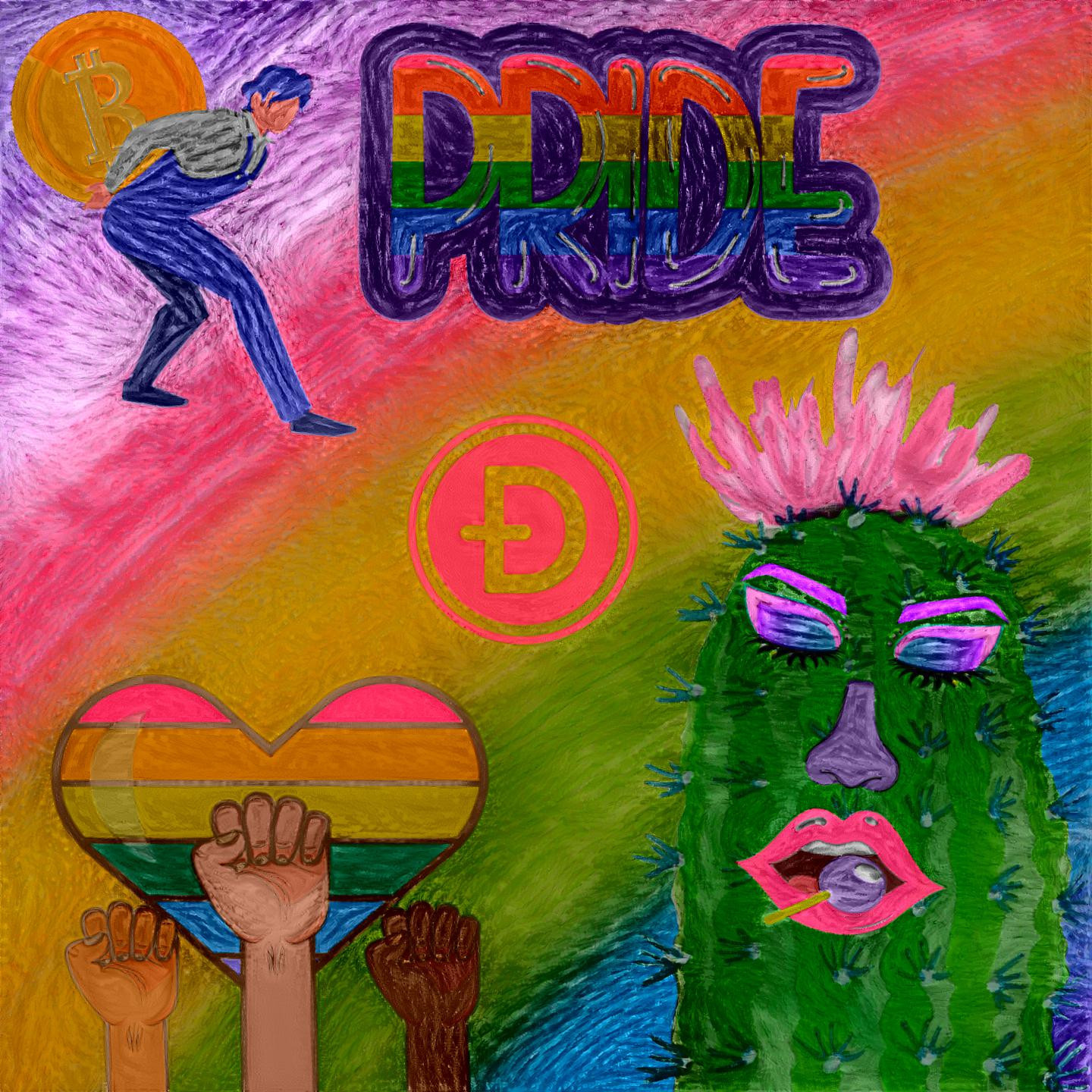 PRIDE MONTH Crypto Cactus NFT 