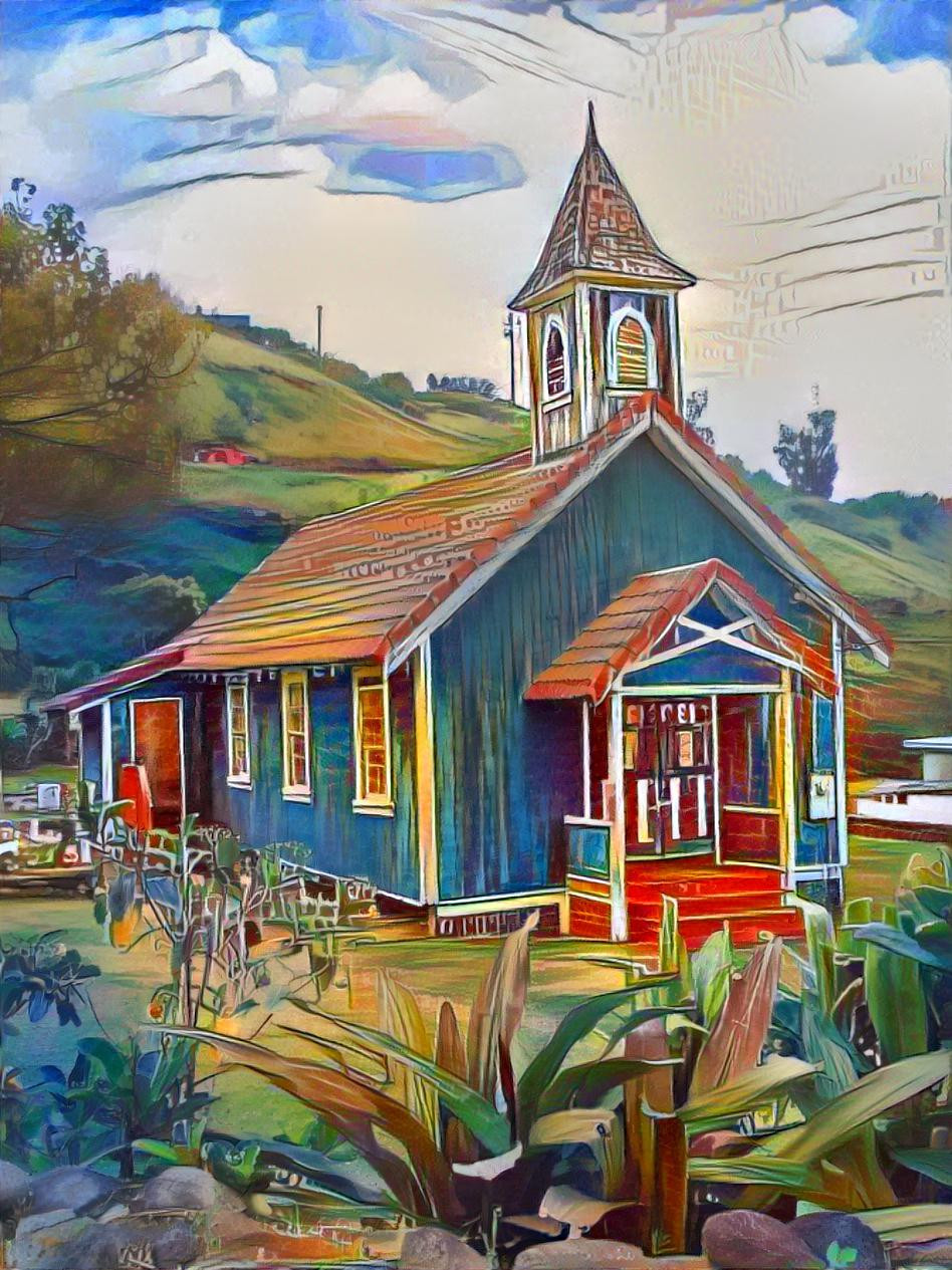 Kahakuloa Hawaiian Congregational Church, Maui (2008) Has since been torn down and rebuilt.