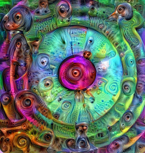 Deep styled deep dream