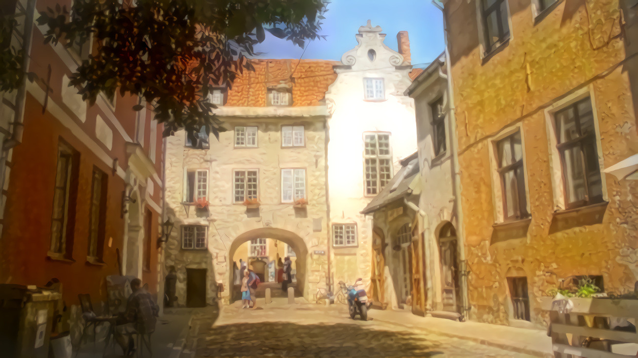 Swedish Gate in Riga (Latvia)