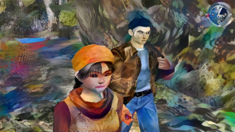 "Shenmue II" video game.