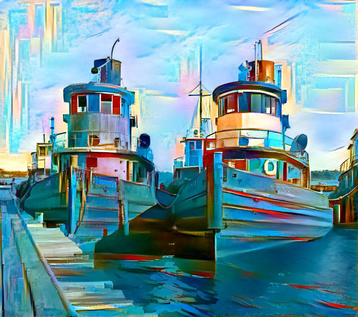 Vintage Tug Boat Series №.3