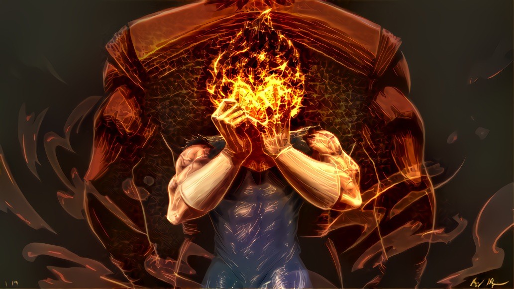 Majin Vegeta's Inner Fire