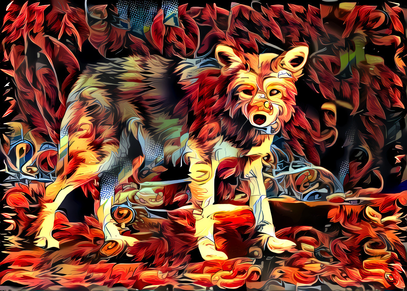 Fire Wolf