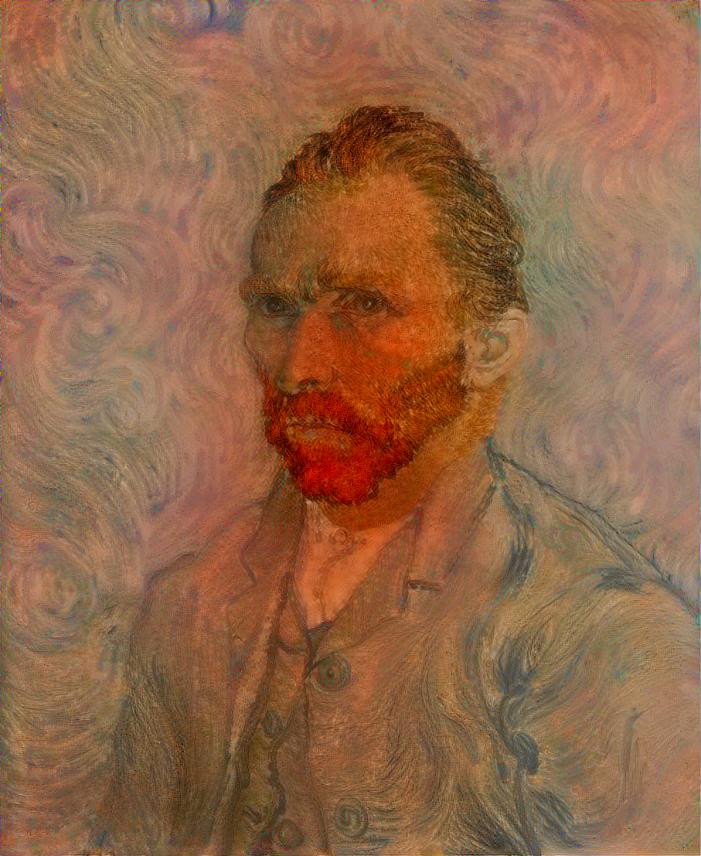 Autoportrait by Van Gogh + Hélène de Troie by Lucien Lévy-Dhurmer