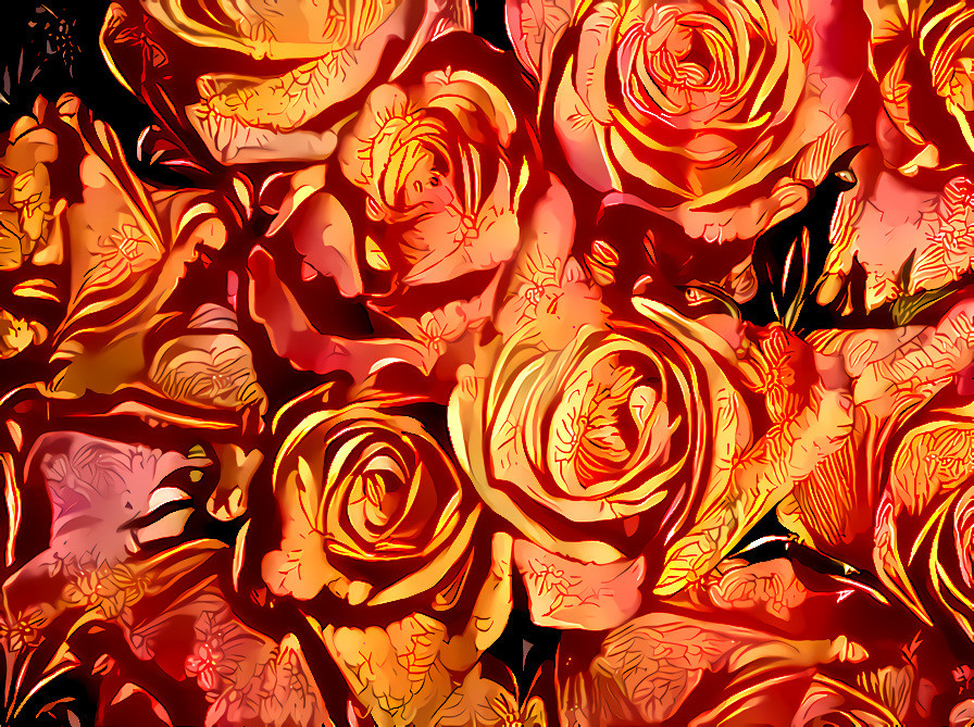 Blazing Roses