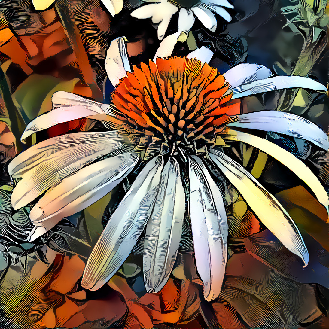 echinacea "White swan"