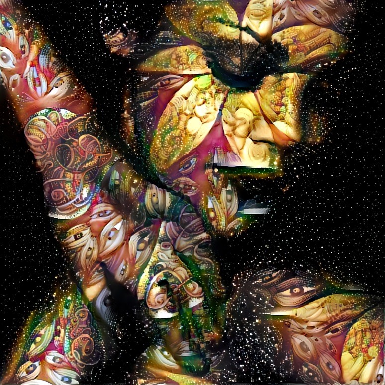 "Saraswati's cosmic dancer" _ source: "1001 Dreams" (art project) _ body painting by Yasmina Alaoui / photos by Marco Guerra _ (190426)