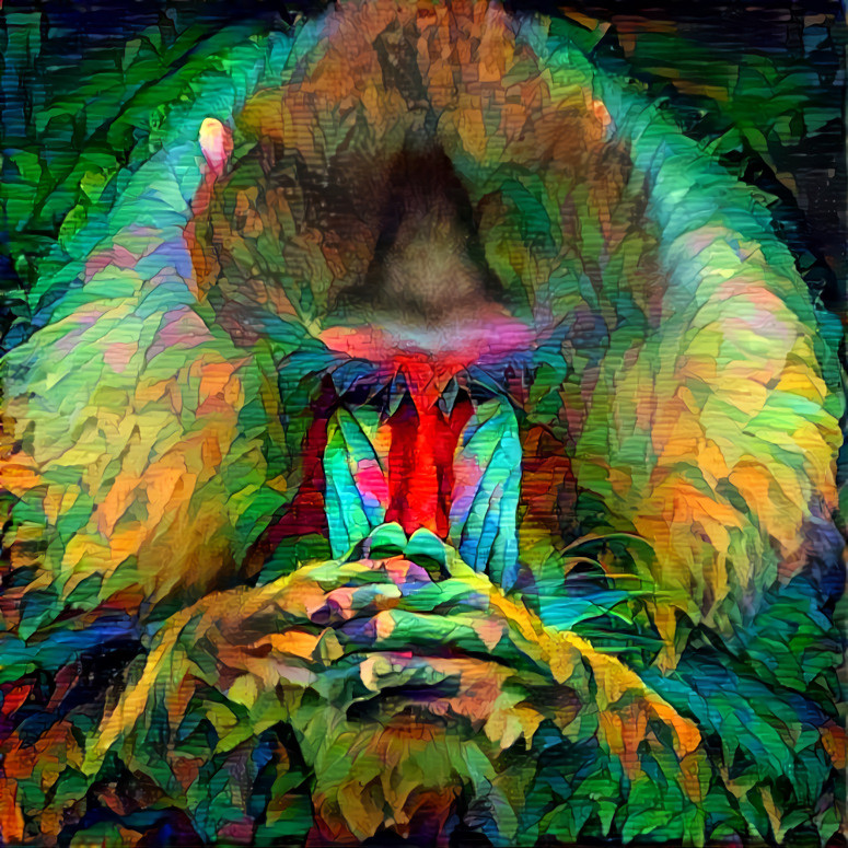 Mandrill Dreaming