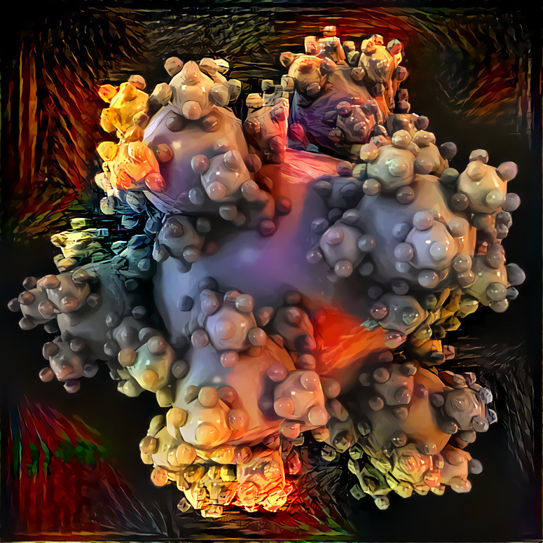 Vol1,2 exb;1c,e, 'photograph of a computer virus'