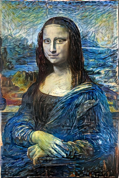 Mona Lisa by Vincent van Gogh