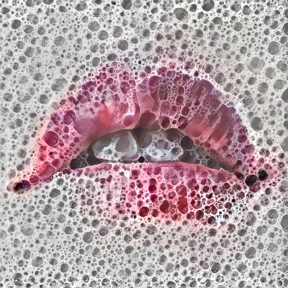 Foamy lips