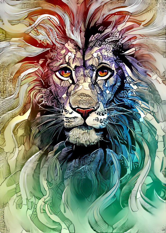 THE ARTISTRY OF THE LION image courtesy of artist Kawiku