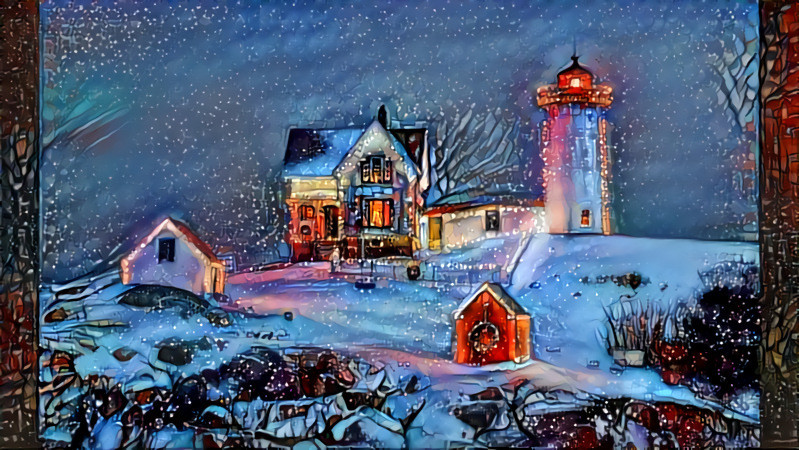 Nubble LIght Christmas