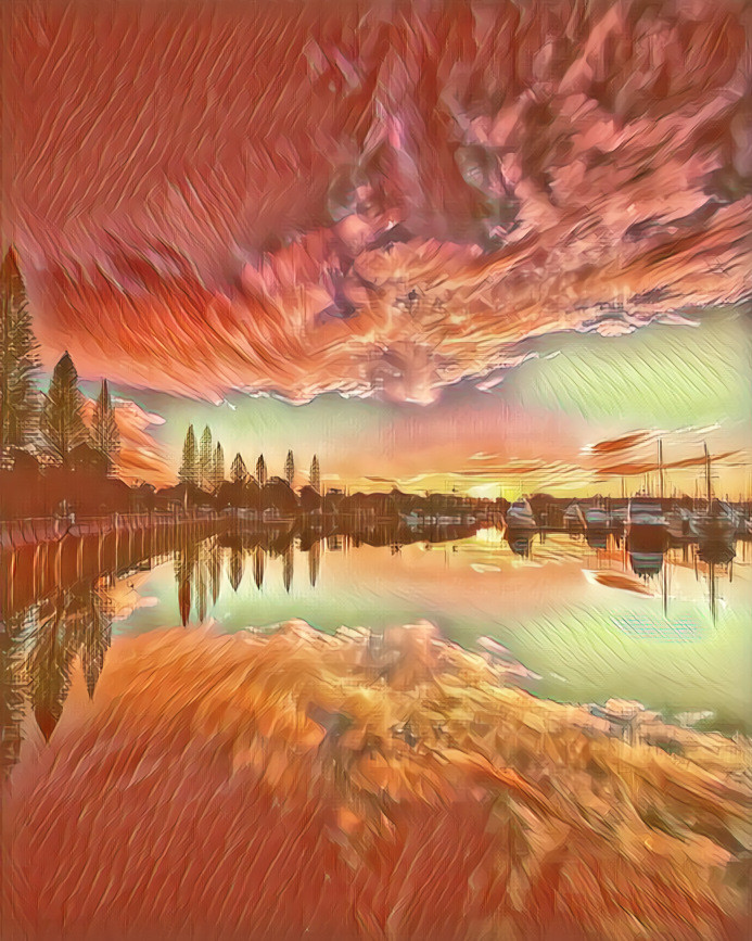 Harbor sky