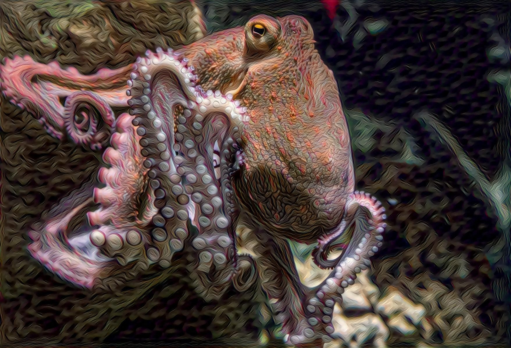 A Cuddly Pink Octopus