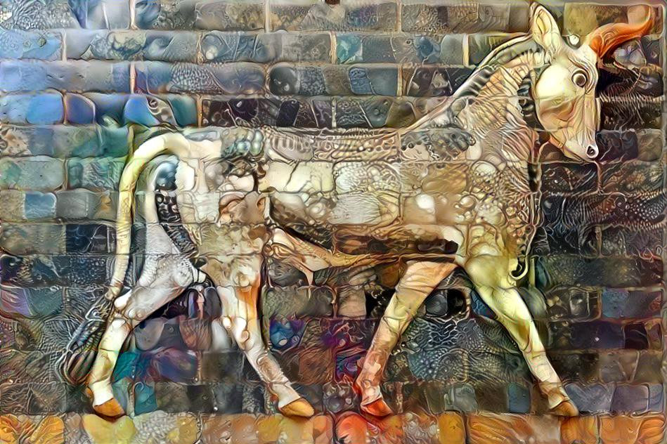 Ishtar Gate aurochs