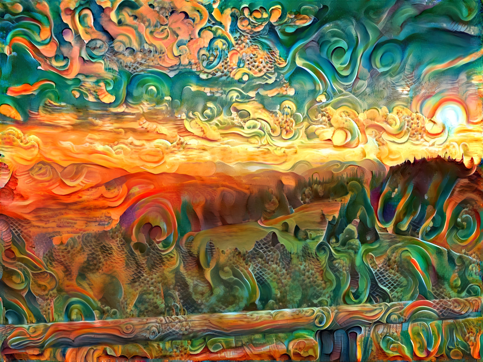 Abstract Landscape