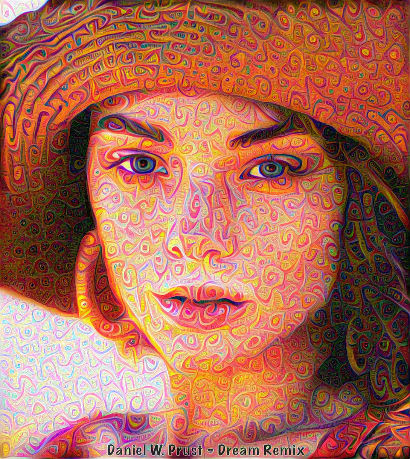 Sunhat Step 2 - Deep Dream by Daniel W. Prust 