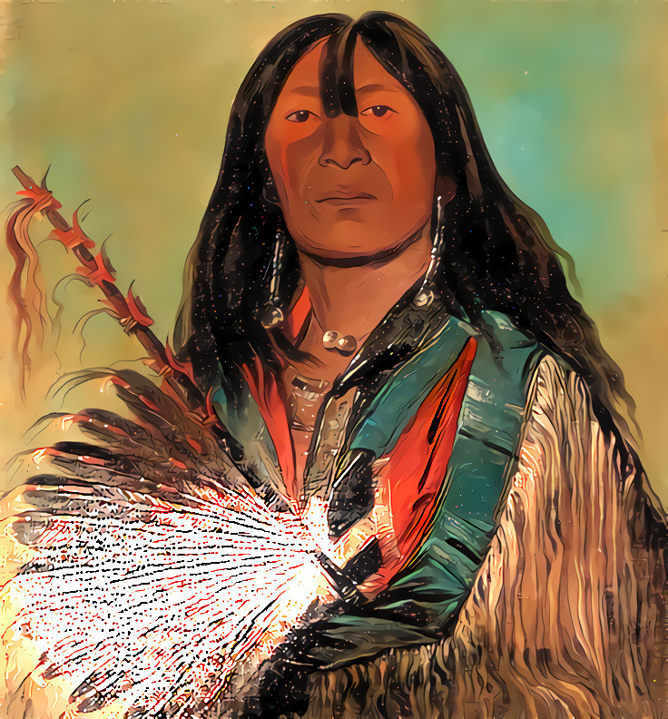 From George Catlin painting