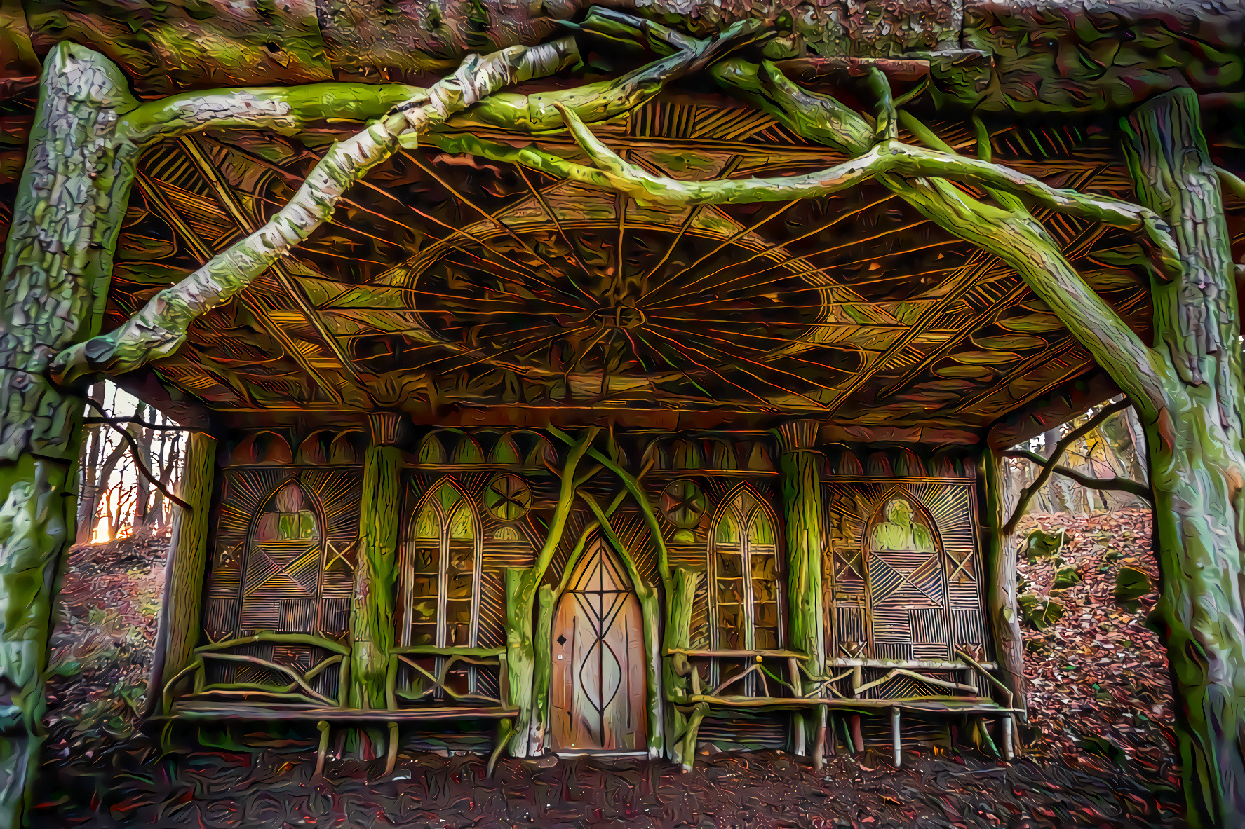 Overdone Picnic Shelter