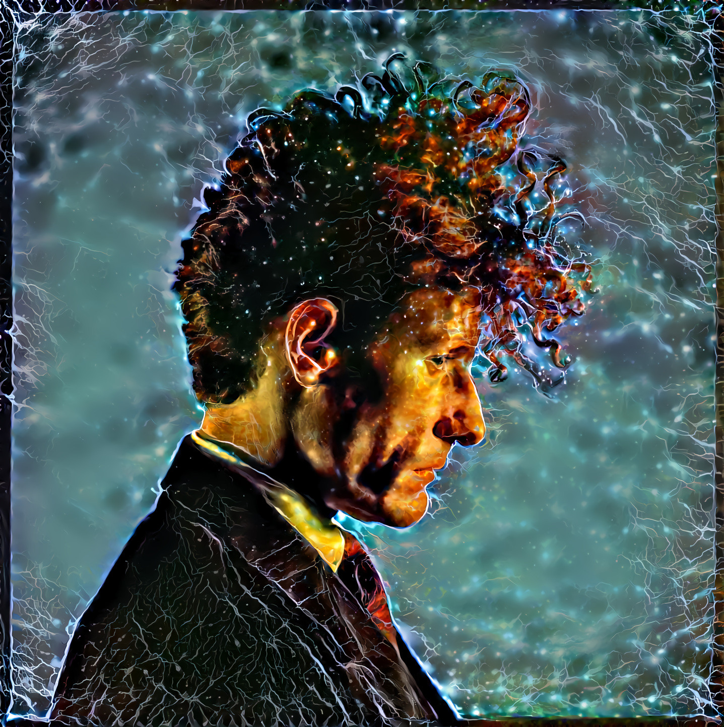 Lyle Lovett processing his latest Deep Dream