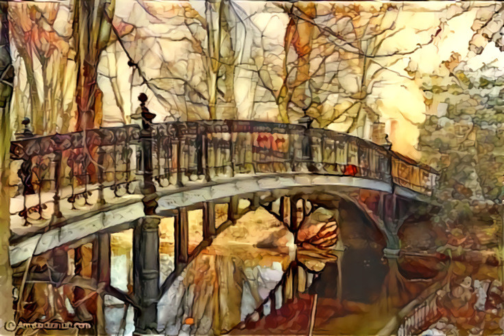 Vondelpark bridge Amsterdam