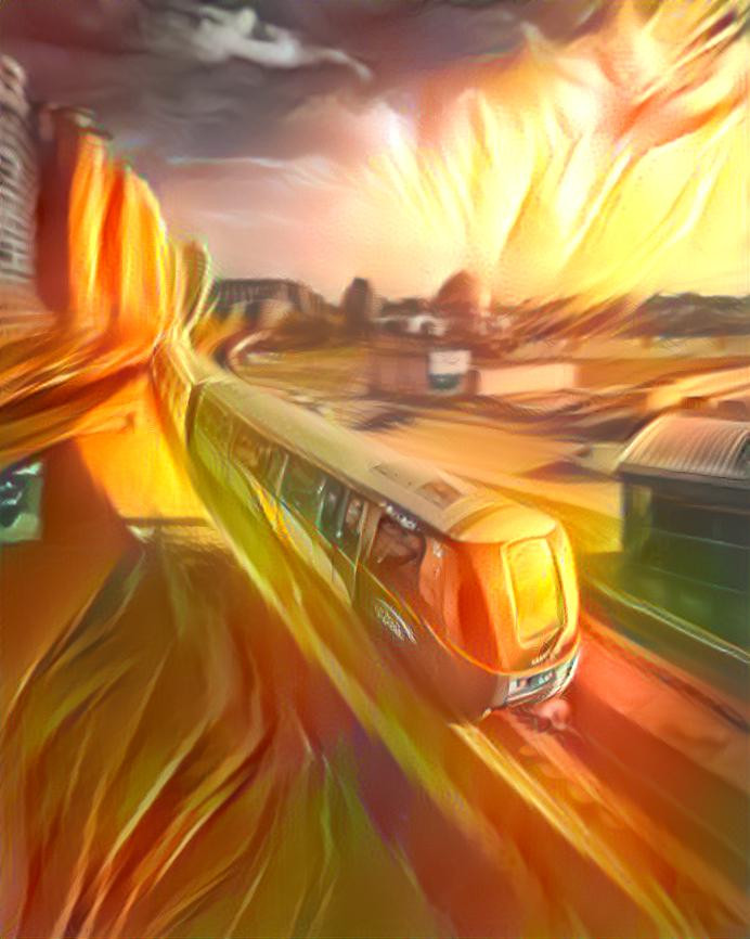 Sunset Train